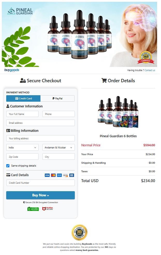 Checkout Page
